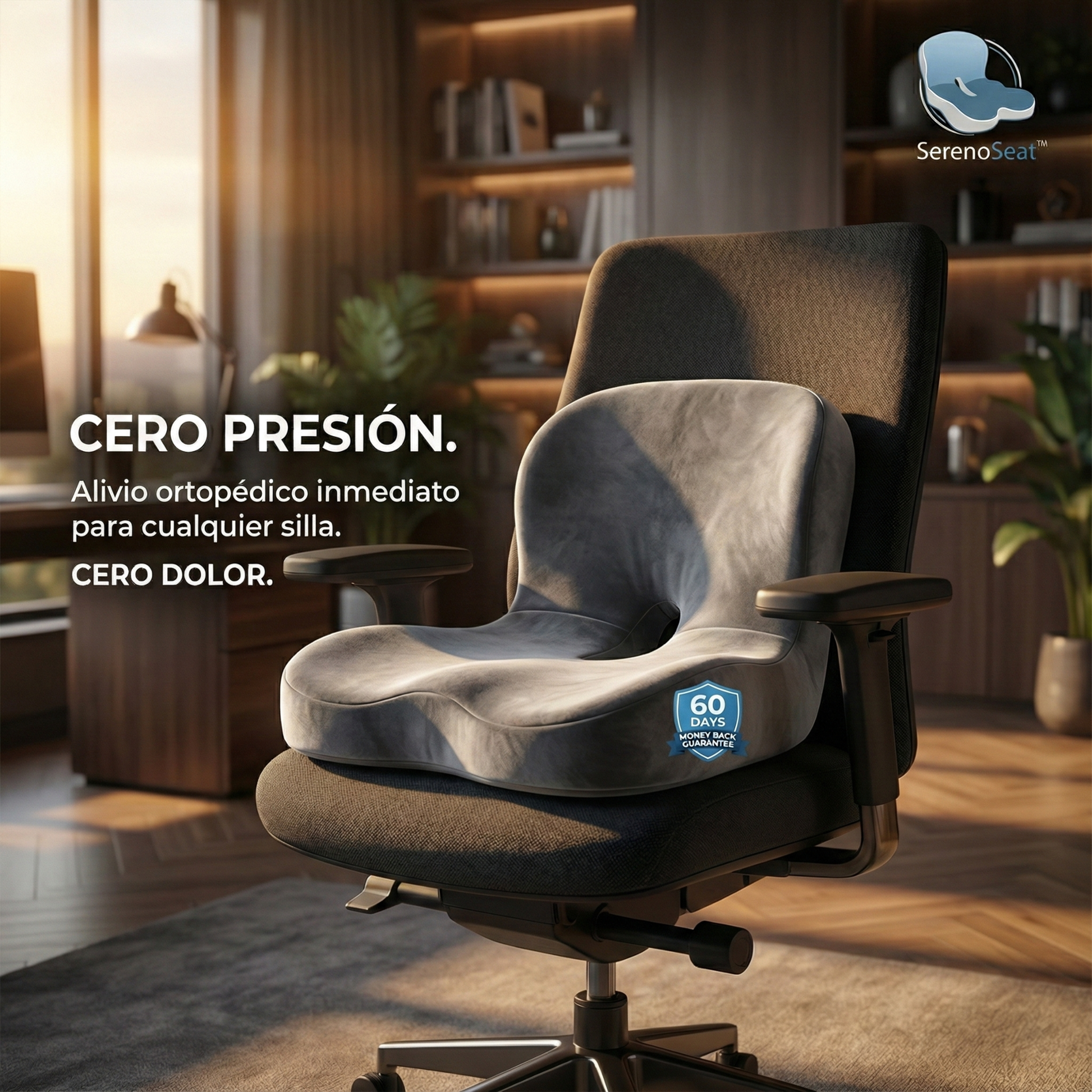 El descanso que alivia. El confort que te abraza. Ideal para casa, oficina o largas horas sentado. - Vendra