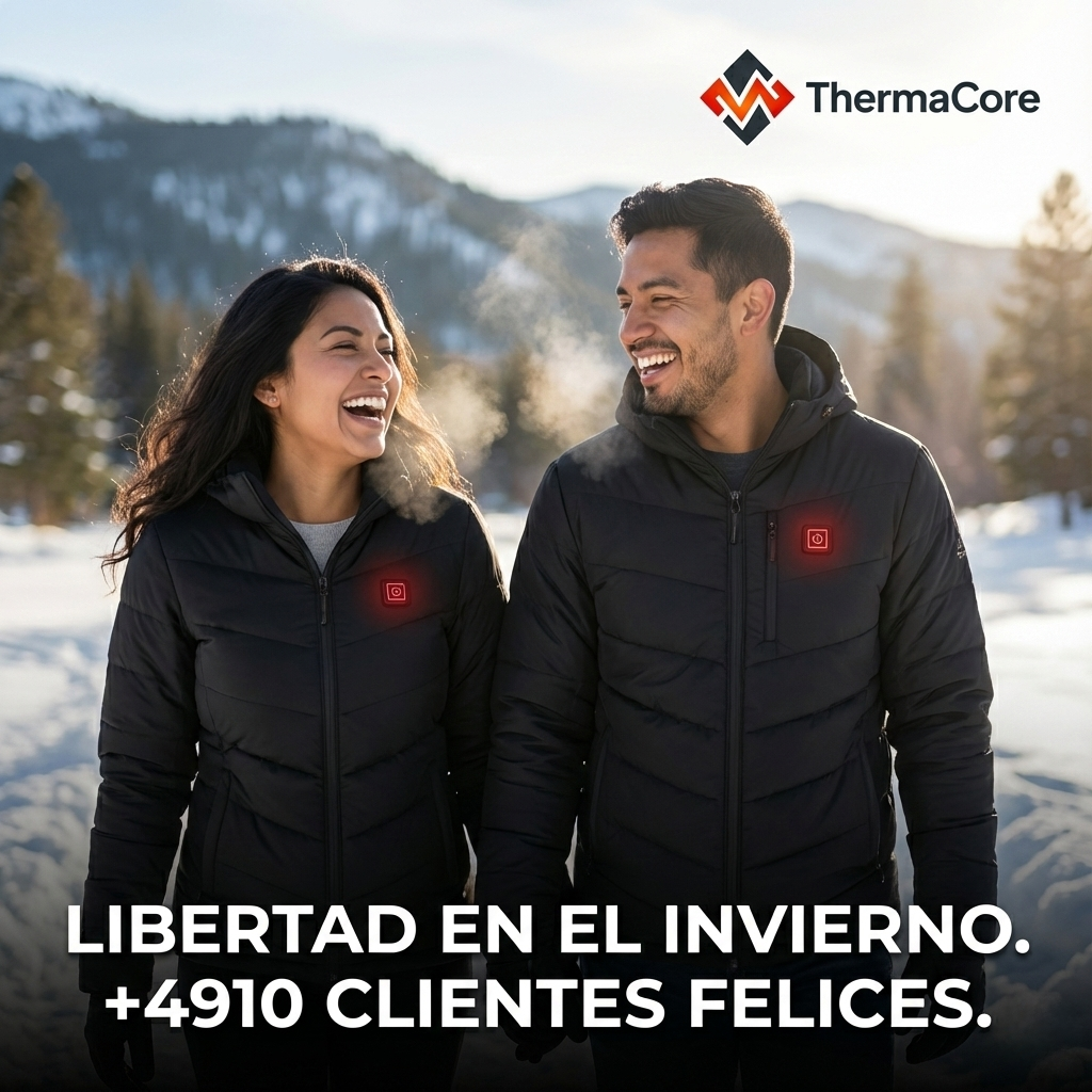 Calor inmediato. Confort que te acompaña en cualquier lugar. Ideal para invierno, viajes y actividades al aire libre. - Vendra