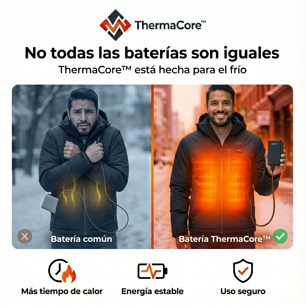 Carga ultrarrápida para ThermaCore™ Chaqueta Calefactable - Vendra