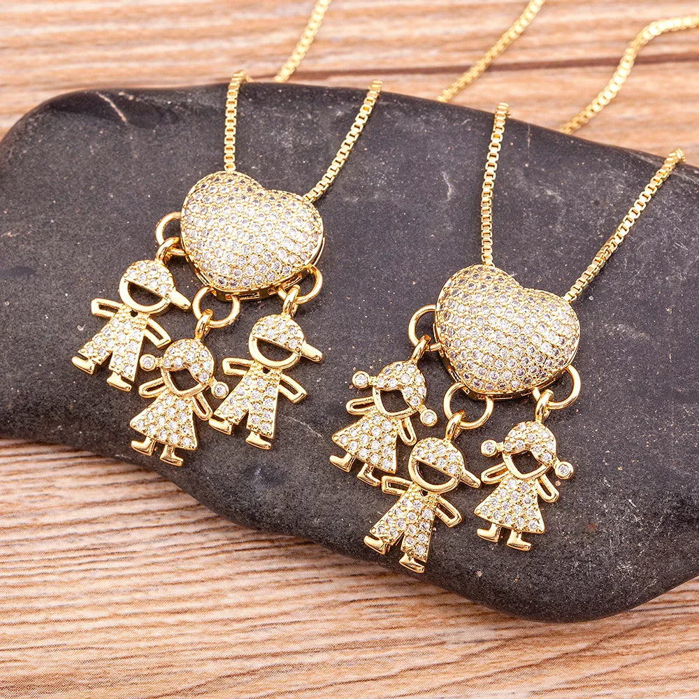 Collar Amor de Madre – Bañado en Oro de 18K - Vendra