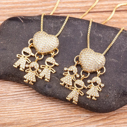 Collar Amor de Madre – Bañado en Oro de 18K - Vendra