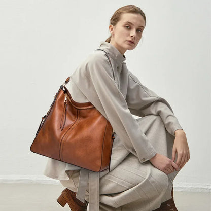 Bolso de Cuero Cruzado - Vendra